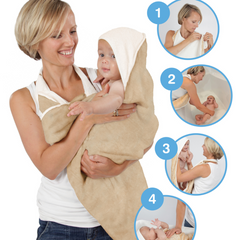 Cuddledry Hands Free Baby Towel OATMEAL