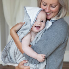 Cuddledry Hands Free Baby Towel GREY